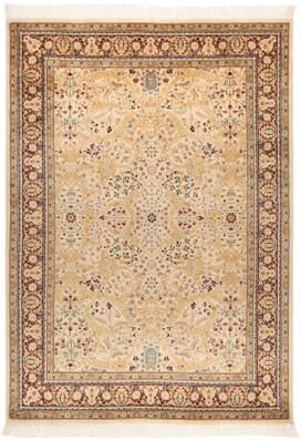 SAFAVIEH Couture Hand-knotted Versailles Cleopatra Traditional Oriental Silk Rug