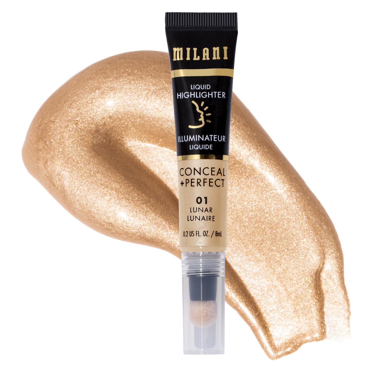 Milani Conceal + Perfect Liquid Highlighter for Added Glow (Lunar) (M45250)