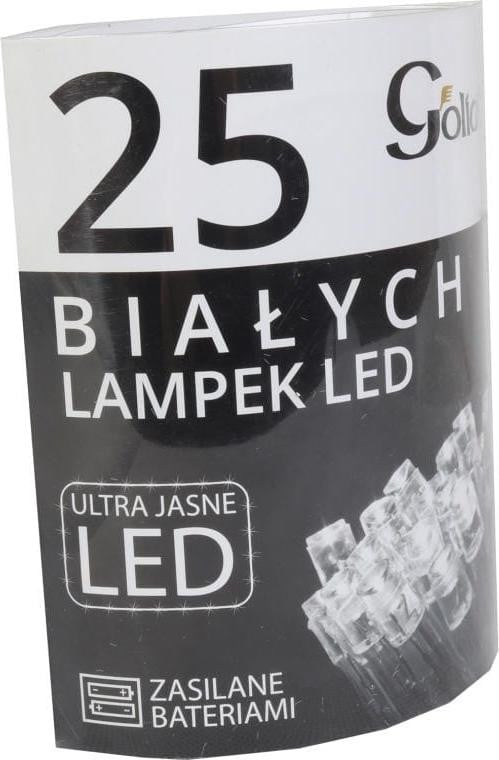 Goliat Witte LED kerstverlichting voor de kerstboom met 25 heldere LED's