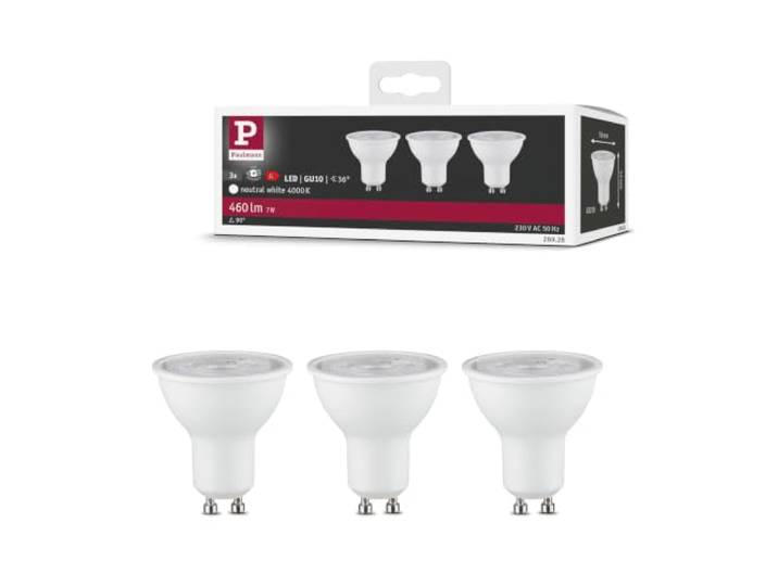 Paulmann LED Reflektor 3er-Set GU10 7W 4000K Weiß matt