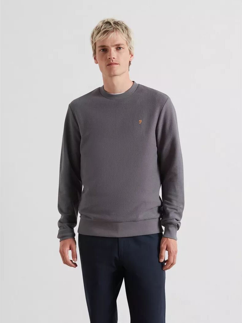 FARAH - Pullover, für Herren, Grau, Größe M