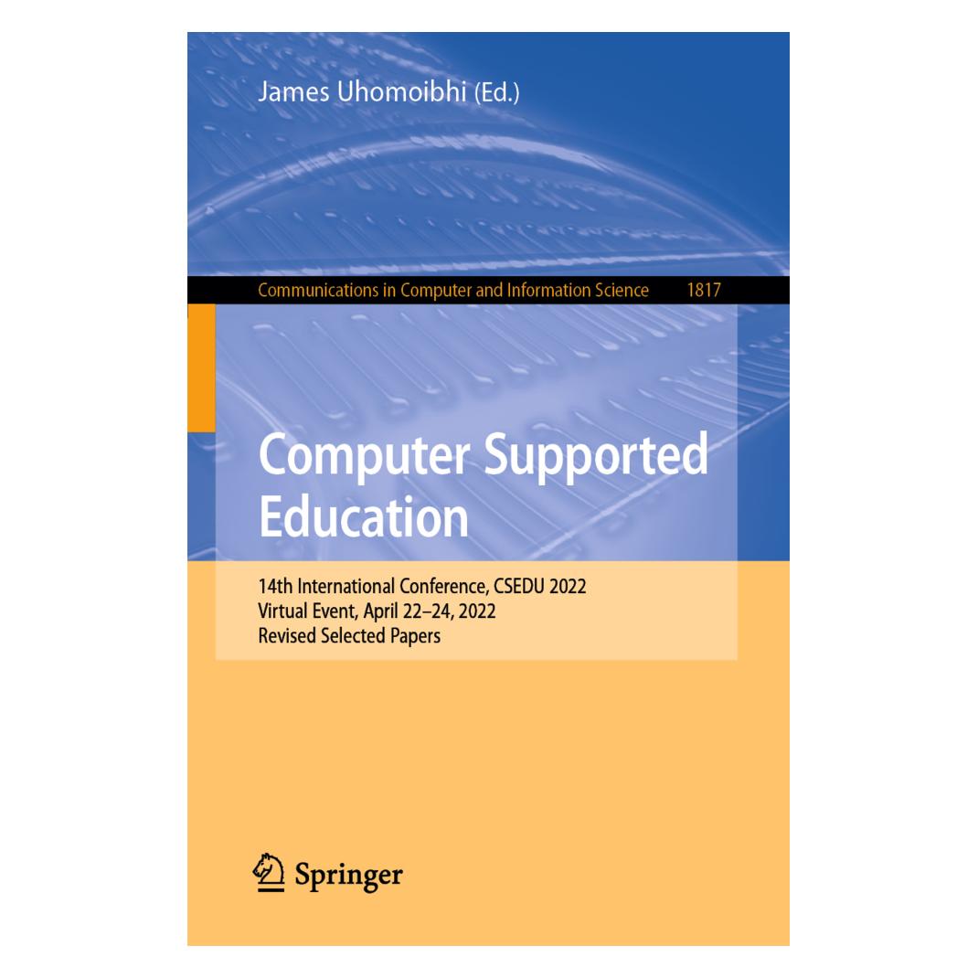 Springer Computer Supported Education (Englisch, Softcover, James Uhomoibhi) (56958768)