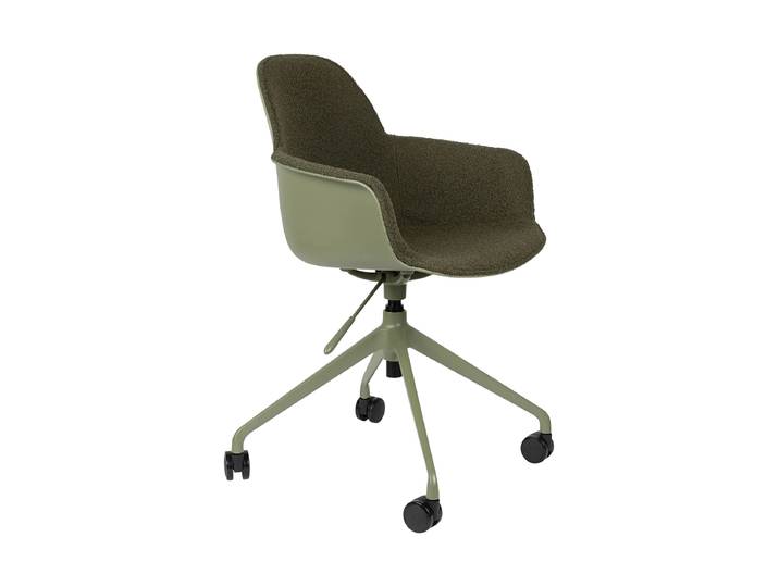Design Bürostuhl „Albert Kuip“ mit Armlehnen Grün Zuiver