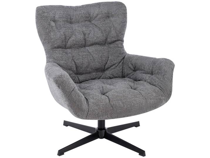 Carryhome Sessel, Grau, Metall, 83x88x80 cm, Sitzfläche 360° drehbar, Wohnzimmer, Sessel, Sonstige Sessel