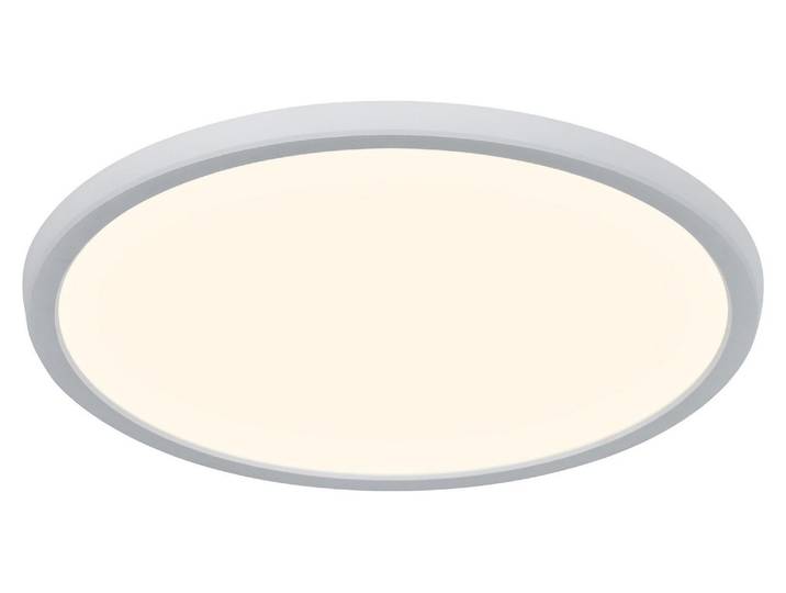 NORDLUX Oja 3000/4000K IP54 Lumière LED dimmable\, Variante : Ø 294 x 23 mm\, IP54\, 17 W\, 3000/4000K\, blanc