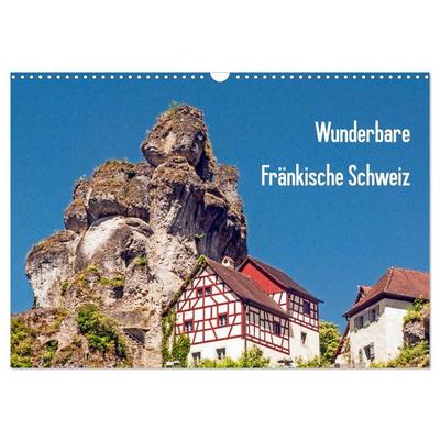 Wunderbare Fränkische Schweiz (Wandkalender 2027 DIN A3 quer), CALVENDO Monatskalender