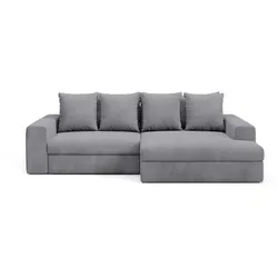 ECKSOFA Paola 3 Sitzplätze Hellgrau