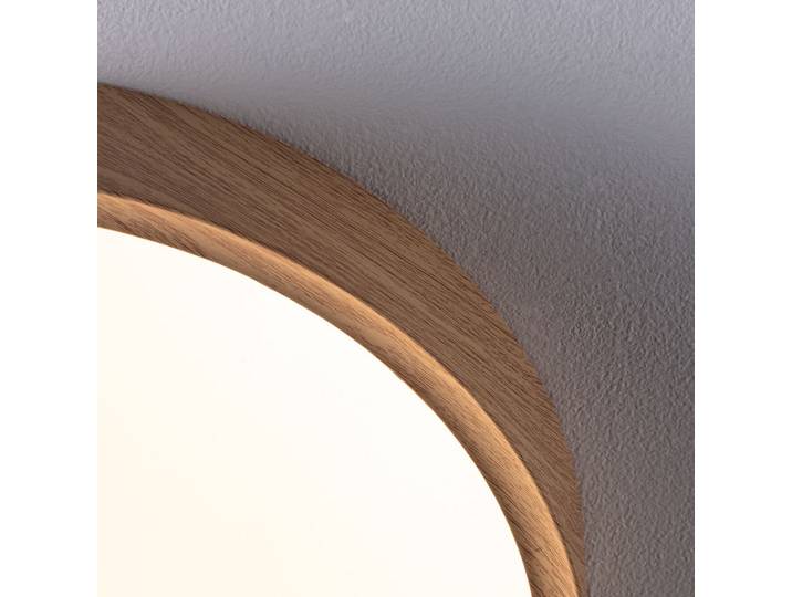 Tega LED Deckenleuchte IP44 Weiß/Holz - Paulmann - Badezimmer - Modern - Kunststoff - Bündig