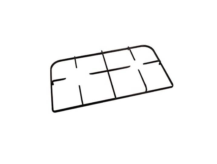 Grille noir 2 feux d'origine 450X250 mm Four\, cuisinière C00114523 INDESIT Four\, cuisinière C00114523 INDESIT