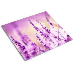 GLASPLATTE 60x52 cm Lavendel
