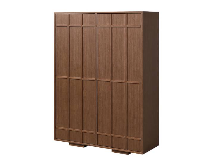 Buffet haut 110 x 150 x 40cm Marron/Chêne foncé