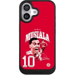 Nivocase Hülle für Apple iPhone 17 Handyhülle NIVOcore Case Schwarz FC Bayern München FCB Jamal Musiala (Apple iPhone 17), Smartphone Hülle, Schwarz