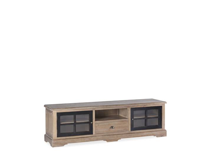 Meuble TV en bois marron L 170 cm