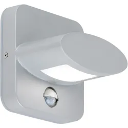 LED Wand Lampe ALU Spot Garten Bewegungsmelder Terrassen DOWN Leuchte silber WOFI 4009.01.50.7000