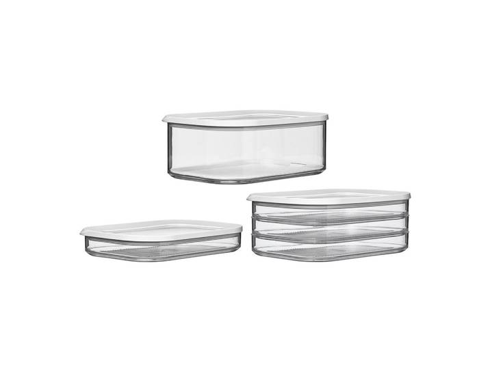 AUFSCHNITTDOSEN Modula transparent 3er Set