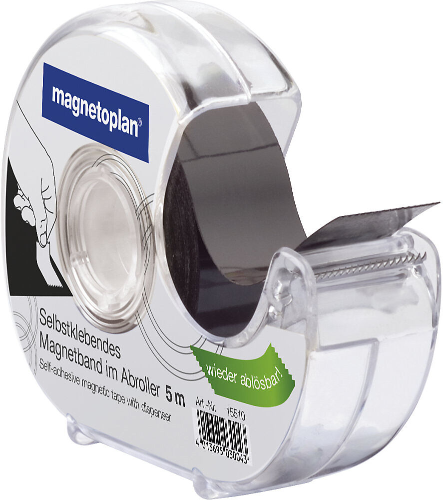 Magnetband, im Spender, VE 3 Stk, selbstklebend magnetoplan