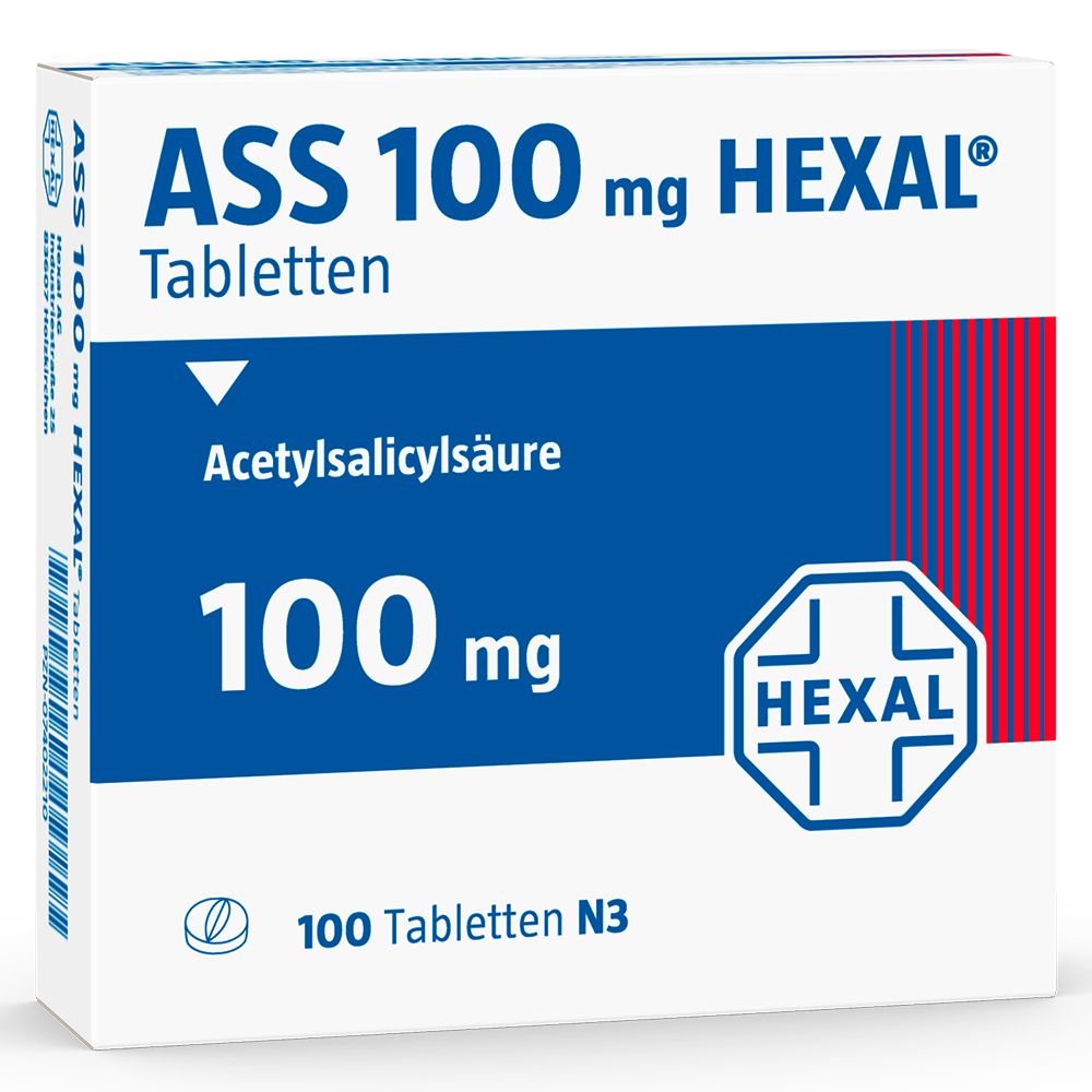ASS 100 mg Hexal Tabletten St