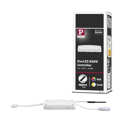 Paulmann MaxLED RGBW-controller Smarthome Zigbee, wit/grijs, 3.8 x 9.5 x 2.8 cm