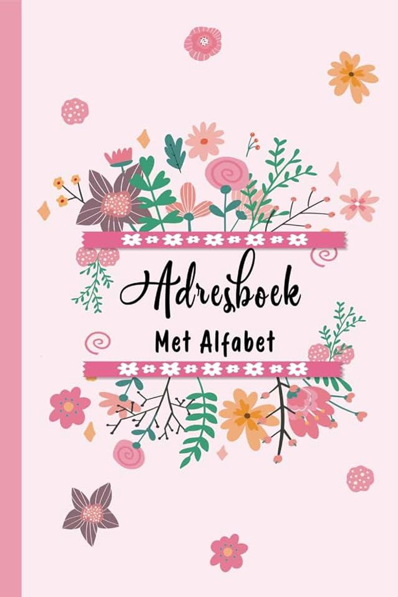 Mijn Klein Adresboek met Contacten, E-mails en Telefoonnummers A tot Z, 110 pagina's, A5 formaat