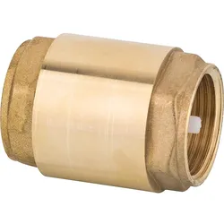 Rückschlagventil aus Messing mit Metalleinsatz u. Vitondichtung 3/4''