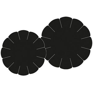 Tescoma Backmatte DELICIA Set, für Tortenformen, aus Teflon, schwarz, backofenfest, antihaftend, Ø 33,5 / 36,5 cm, 2-teilig
