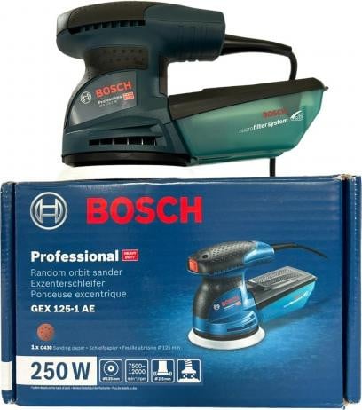 Bosch GEX 125-1 AE Excentrische Schuurmachine, 250 W, 1,3 kg