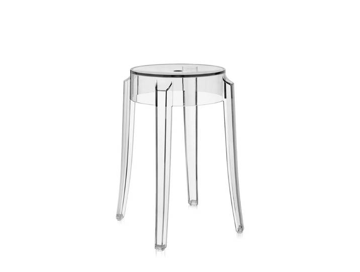 Kartell - Charles Ghost Hocker H 46 cm, glasklar