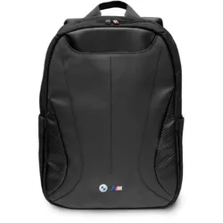 BMW Carbon&Leather Tricolor - Rucksack für Laptop 16" (schwarz)