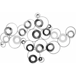 WANDDEKO Silber 129/84 cm