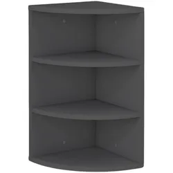 Coemo Eckregal Corner 60 Anthrazit Bücherregal Holz Standregal Eckregal