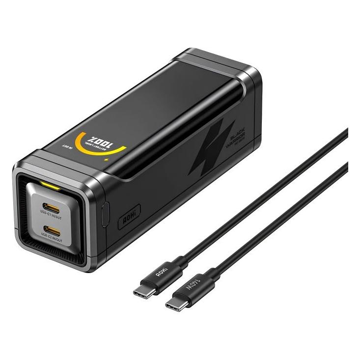 Aohi The Black Warrior 65W PD 10000 mAh (10000 mAh, 65 W) (AOC-P015)