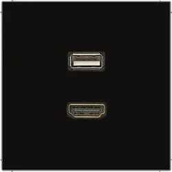 Jung Multimedia-Anschluss sw MA LS 1163 SW MALS1163SW