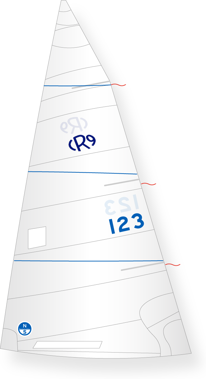 North Sails RHODES 19 MAINSAIL White