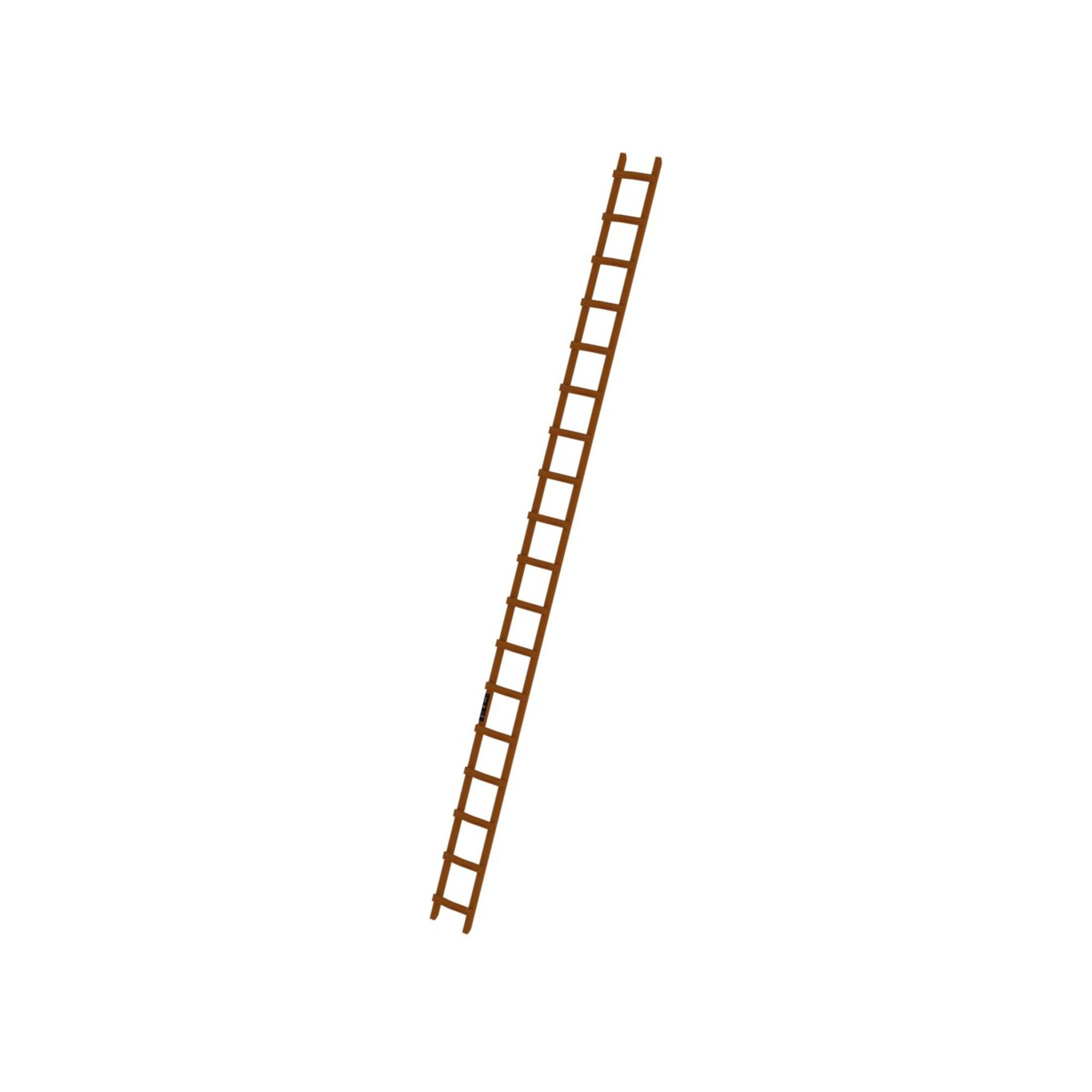 MUNK Dachdecker-Auflegeleiter Holz, 18 Sprossen, 33124 (033124)