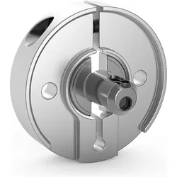Tedee, Türschloss + Schliesszylinder, Adapter für europäische Türen silber