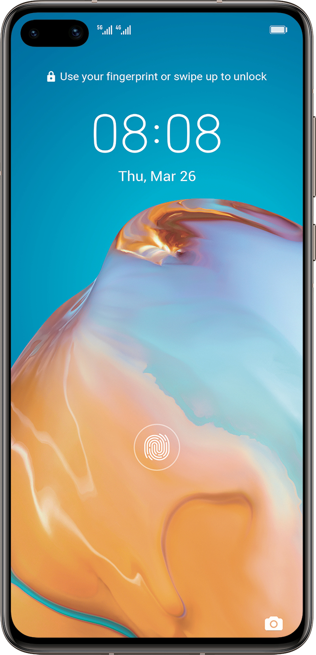 Huawei Smartphone P40 15,5cm (6,1 Zoll), 8GB RAM, 128GB Speicher, Farbe: Gold