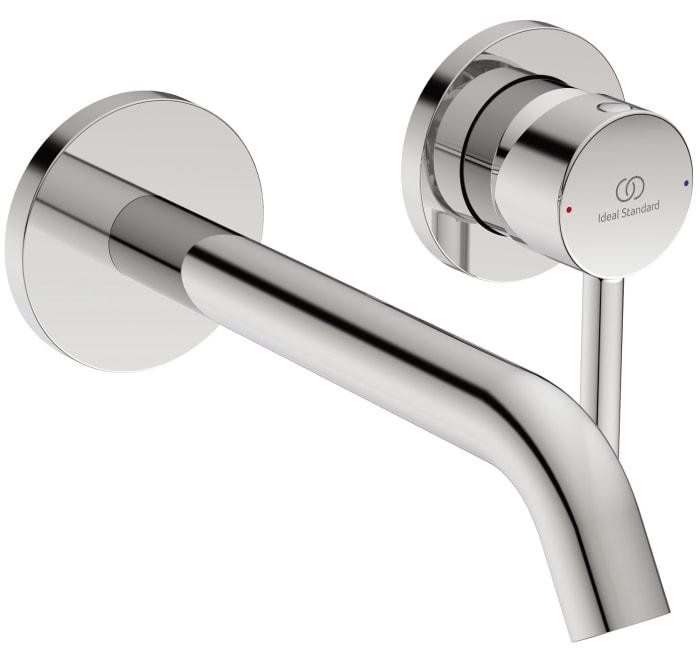 Ideal Standard Ceraline Inbouw wastafelmengkraan met safety stop, uitloop 180mm, chroom