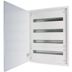 Eaton 240739 Unterputz Flachverteiler komplett, weiß, 24TE pro Reihe, 4 Reihen, Ausführung A BF-U-4/96-A
