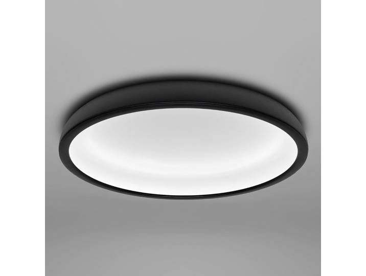 Plafonnier LED Reflexio, Ø 46 cm, noir - Stilnovo - Couloir - Moderne - Métal - Rond
