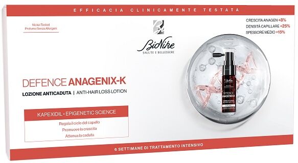 Bionike Defence Anagenix-K Lozione Anticaduta 6 Flaconcini 15 ml