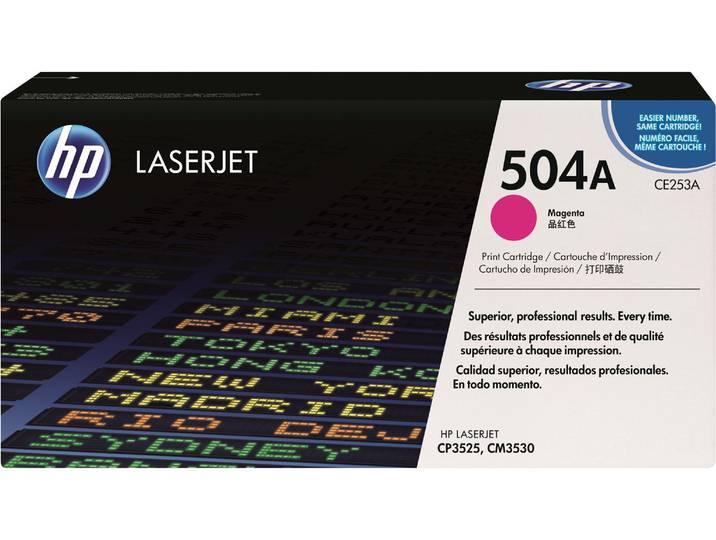 HP 504A Toner authentique CE253A - Magenta