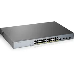 ZyXEL GS1350-26HP Gigabit Smart Switch, 24x RJ-45, 2x RJ-45/SFP, PoLRE/PoE+