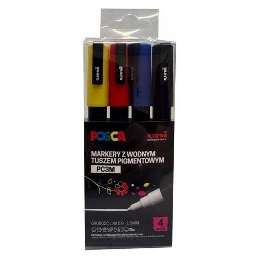 Mitsubishi Postermarker PC-3M 4 Farben (4x) (54620707)