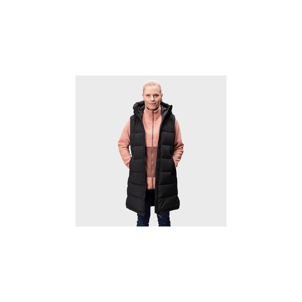 Halti Synkas W Fleece Jacket fog beige (A02) 36 065-0503-A02-36