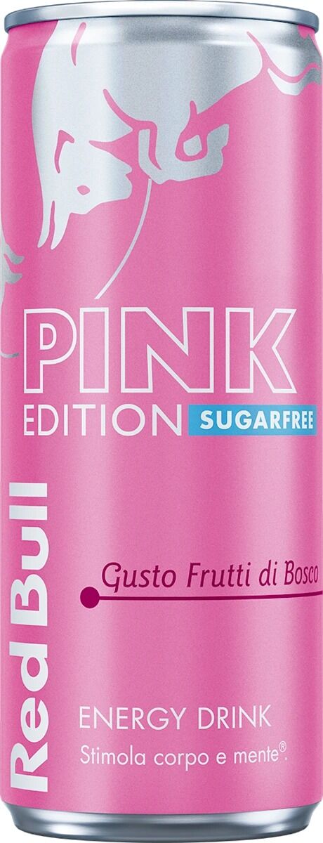 Red Bull Pink Edition Sugarfree - 24 X 250 Ml