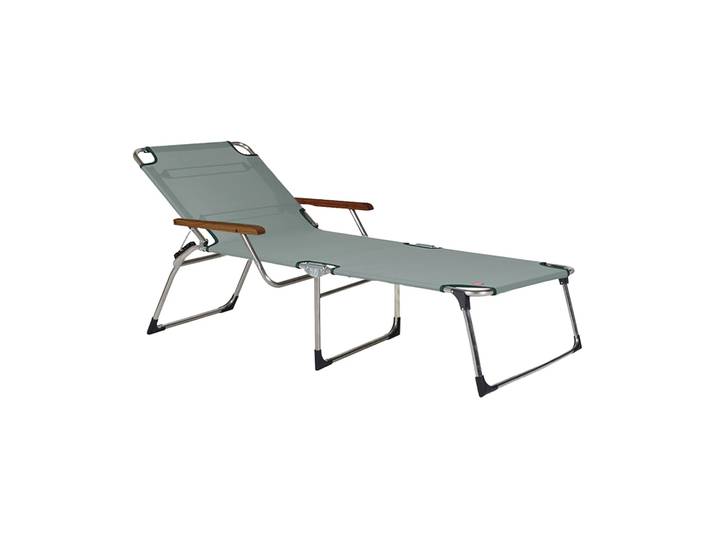 Fiam Lit de soleil Amigo haut avec accoudoirs Sage green