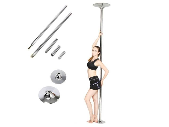 Femor – ensemble de danse sur poteau professionnel, longueur réglable de 45mm de diamètre, poteau de danse détachable Portable