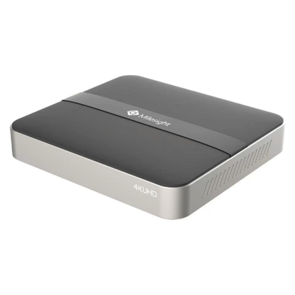 Milesight 8-Channel 4K H.265 Mini NVR 1000 Silver MS-N1008-UC-S (Netzwerk Videorecorder (NVR)) (MS-N1008-UC-S)