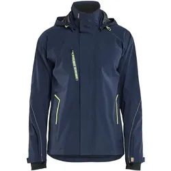 Softshelljacke "4483" - M - dunkelmarine/gelb
