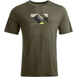 ORTOVOX Herren Shirt 140 COOL LANDSCAPE TS M, Größe M in Grün Grün